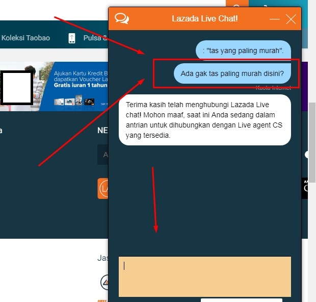 Cara Menghubungi Customer Service Lazada Live Chat cepat