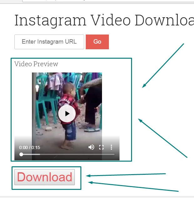 cara download video di instagram akun pribadi