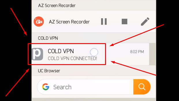 Cara Menggunakan Cold VPN terbaru