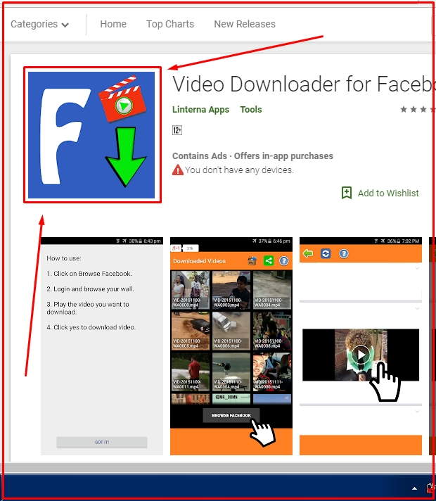 cara download video hd di facebook android