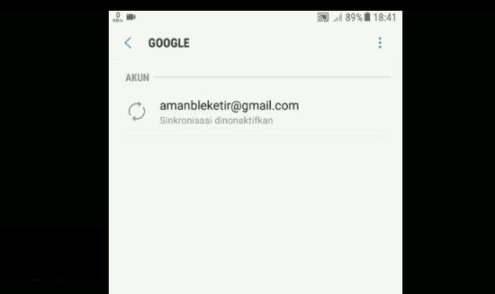 cara keluar dari email google di hp android