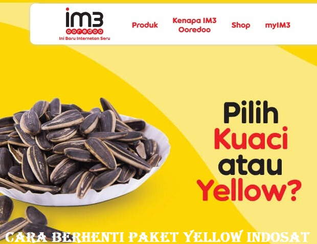 Cara Berhenti Paket Yellow Indosat