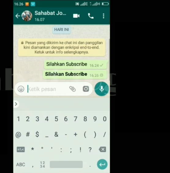 cara buat format tulisan unik di whatsapp