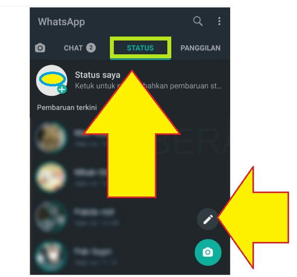 cara membuat status video di whatsapp