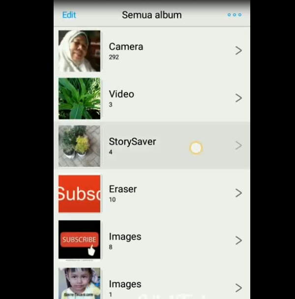 cara menyimpan video status foto whatsapp