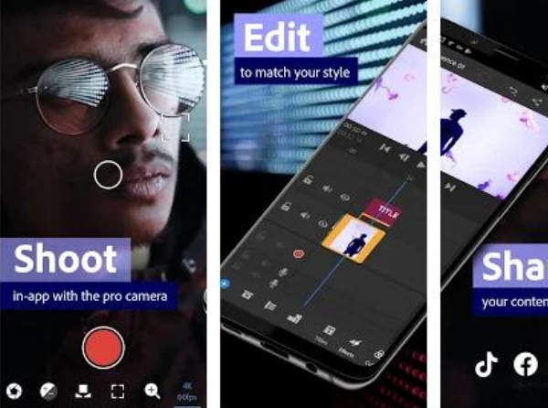Aplikasi edit video terbaik for android adobepremiere rush