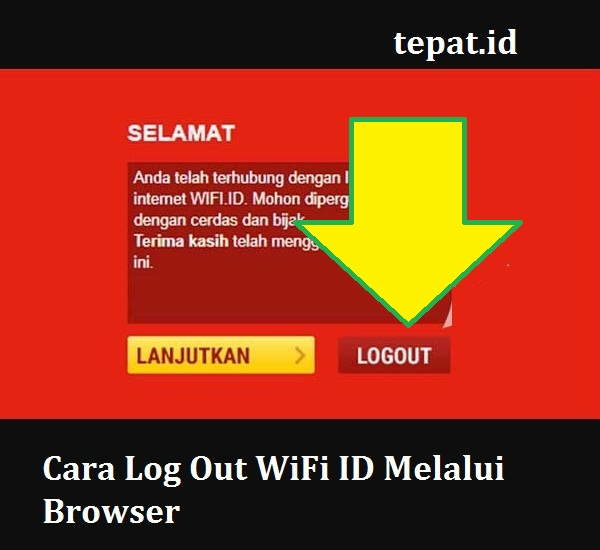 cara log out wifi id melalui browser