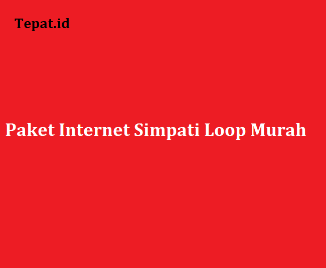 Paket Internet Simpati Loop