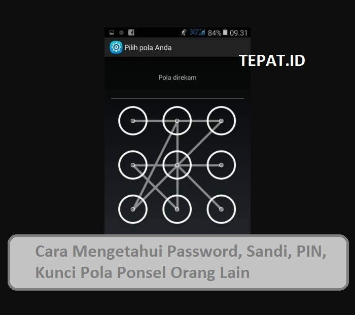 cara mengetahui password hp orang lain